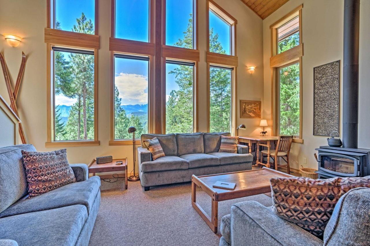 Private Leavenworth Cabin With Mtn Views And Fire Pit Exterior foto