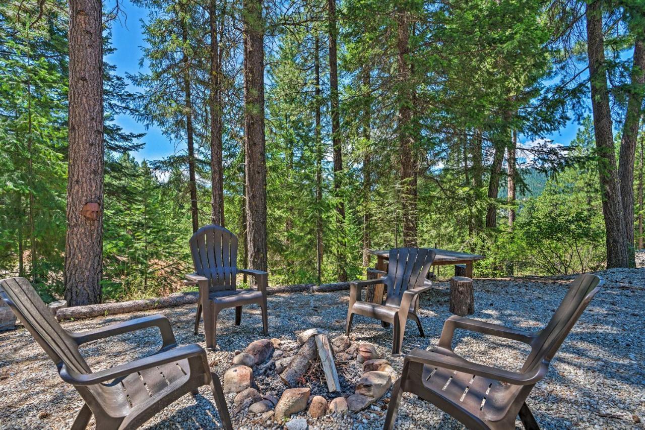Private Leavenworth Cabin With Mtn Views And Fire Pit Exterior foto