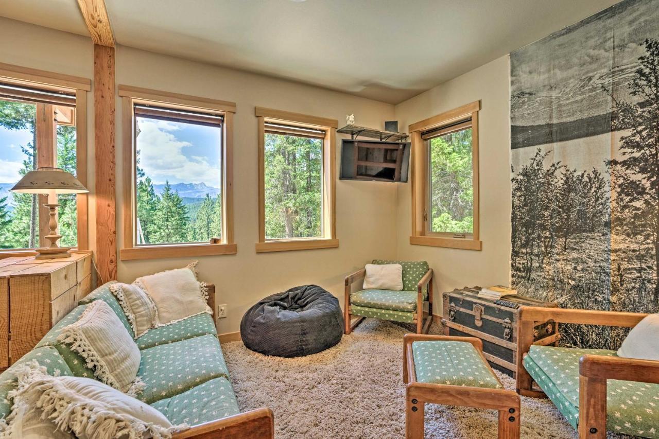 Private Leavenworth Cabin With Mtn Views And Fire Pit Exterior foto